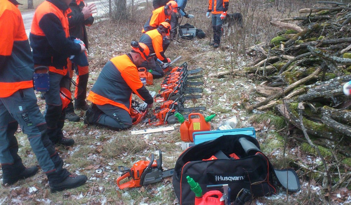 10 Chainsaw Loggers VS one Tree Harvester NordicWoodJournal