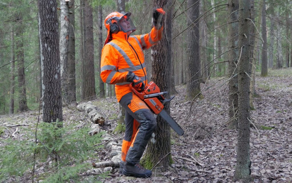 Chainsaw safety clothing - Wikipedia