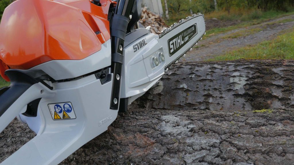 Stihl MS 462 right side of the chainsaw