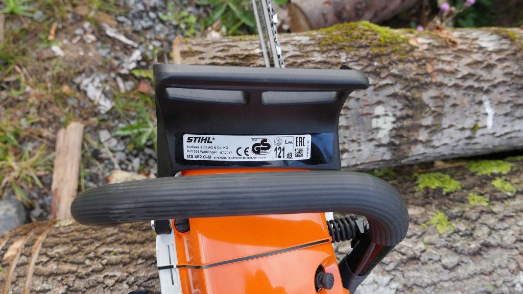 Stihl MS 462, top view