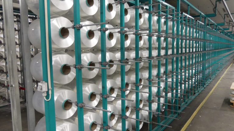 1200 spools of Dyneema fibre for producing protecting fabrics