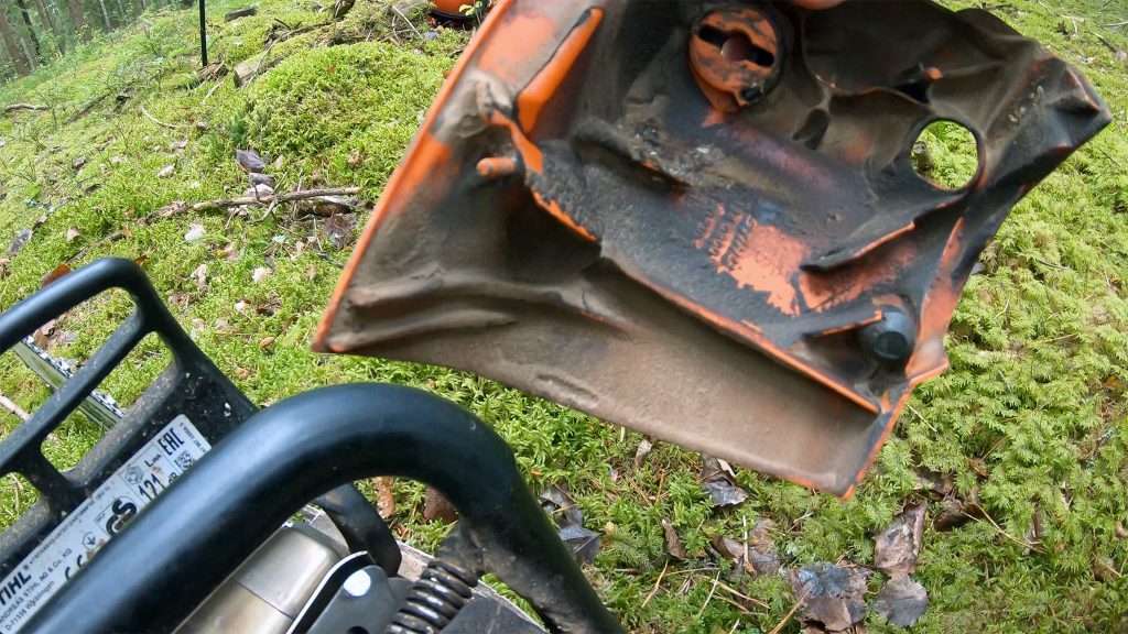 Top cover of the Stihl MS 500i