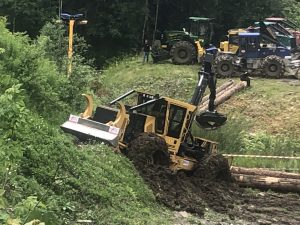 skidder tigercat stucked