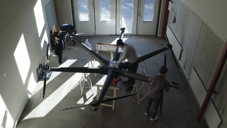 Thinning with a drone