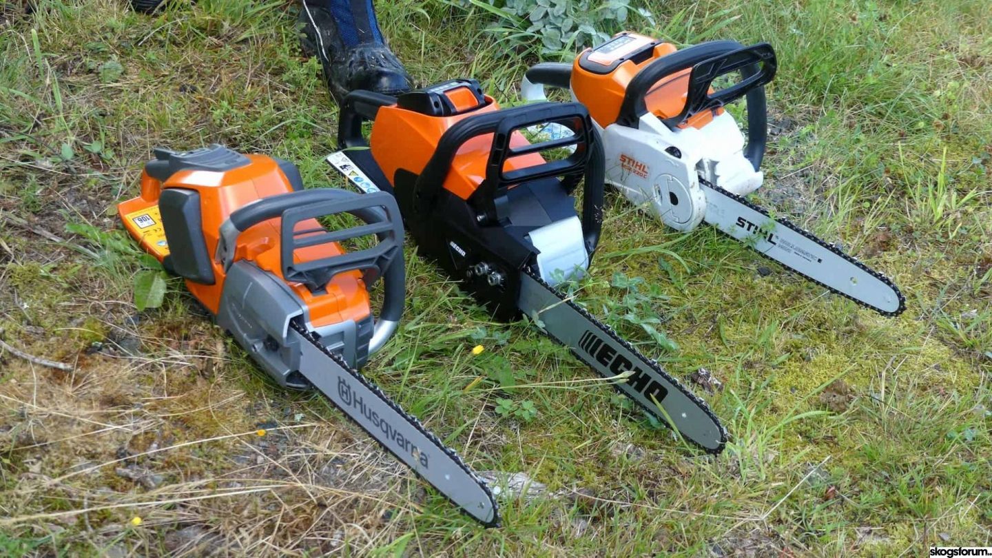 Battery saw test – Husqvarna vs Stihl vs Echo - NordicWoodJournal