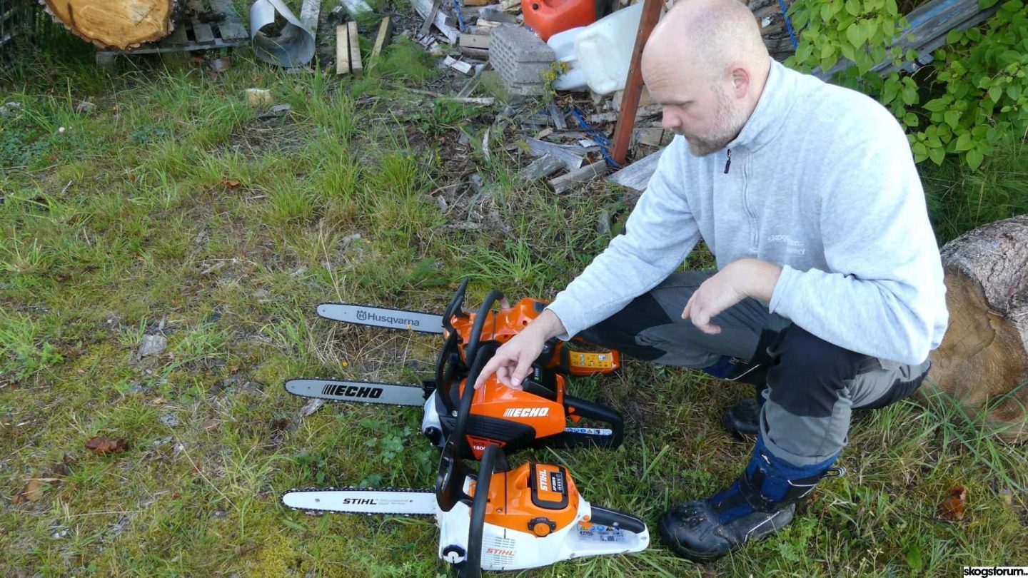Battery saw test – Husqvarna vs Stihl vs Echo - NordicWoodJournal