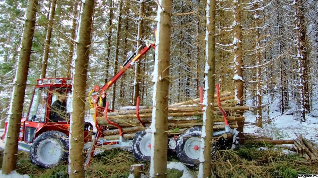 Forwarders for thinning